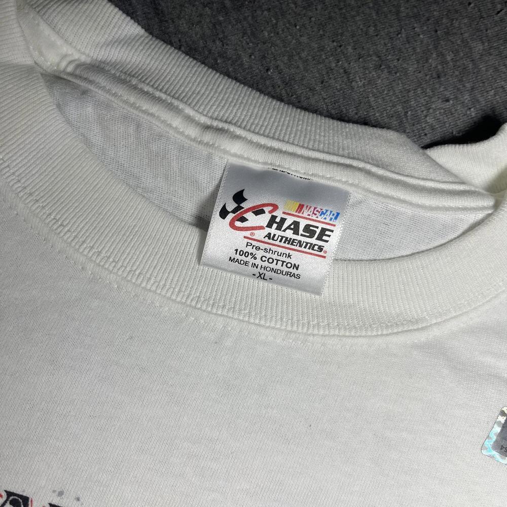 Vintage Chase Authentic Juan Pablo Montoya #42 NASCAR White Graphic T-Shirt XL - Picture 3 of 6